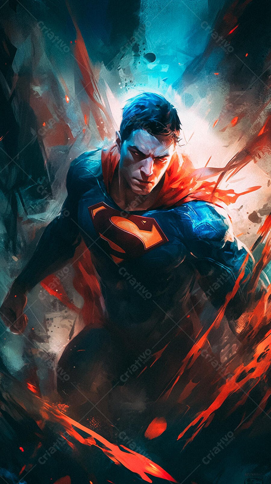 Superman Arte Digital Super-Herói
