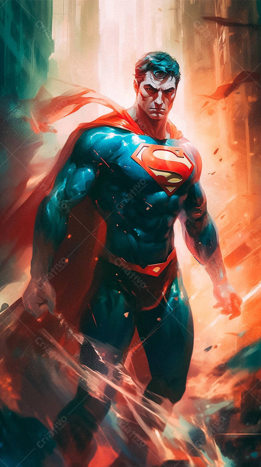 Superman Arte Digital Super-Herói