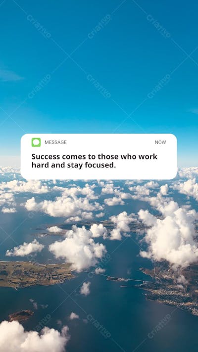 Wallpaper Mensagem Motivacional Sobreposta em Paisagem