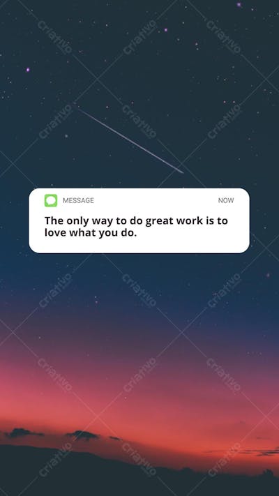 Wallpaper Mensagem Motivacional Sobreposta em Paisagem