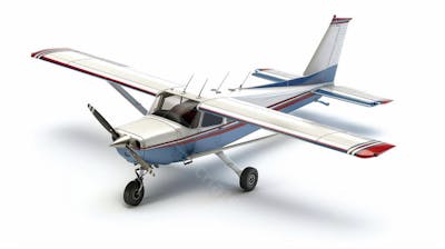 Avião Cessna em Perspectiva Isométrica