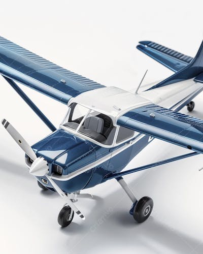 Avião Cessna em Perspectiva Isométrica