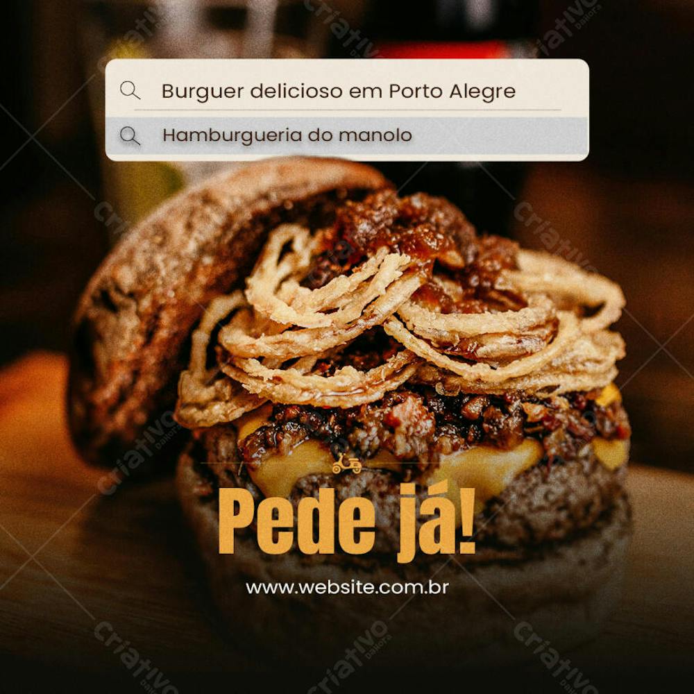 Social media para hamburgueria