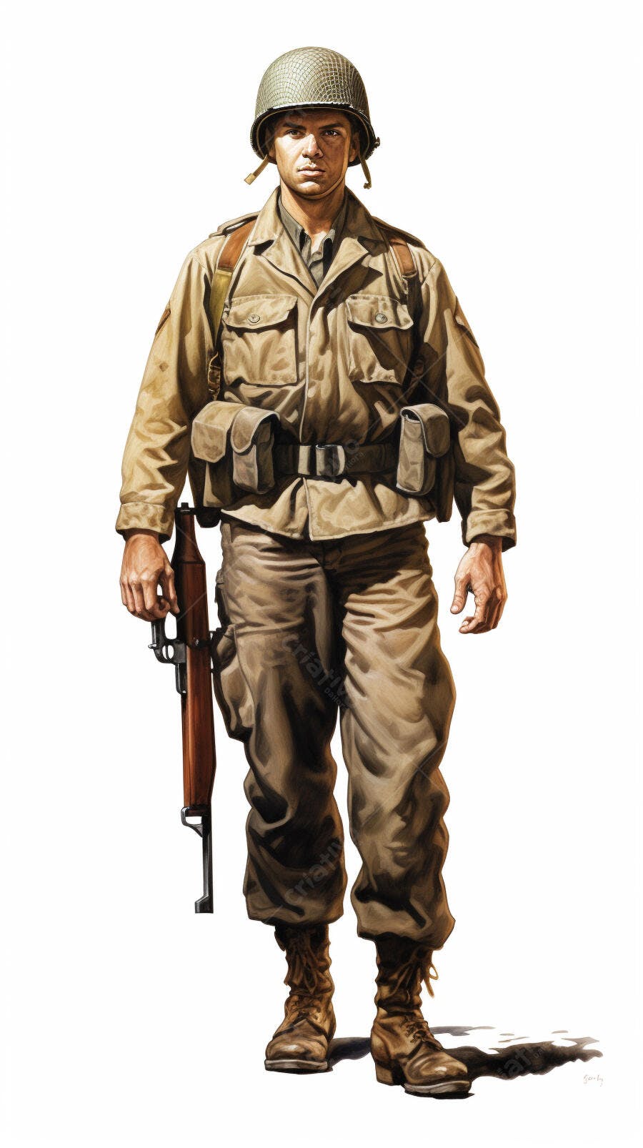 Soldado Americano Segunda Guerra Mundial