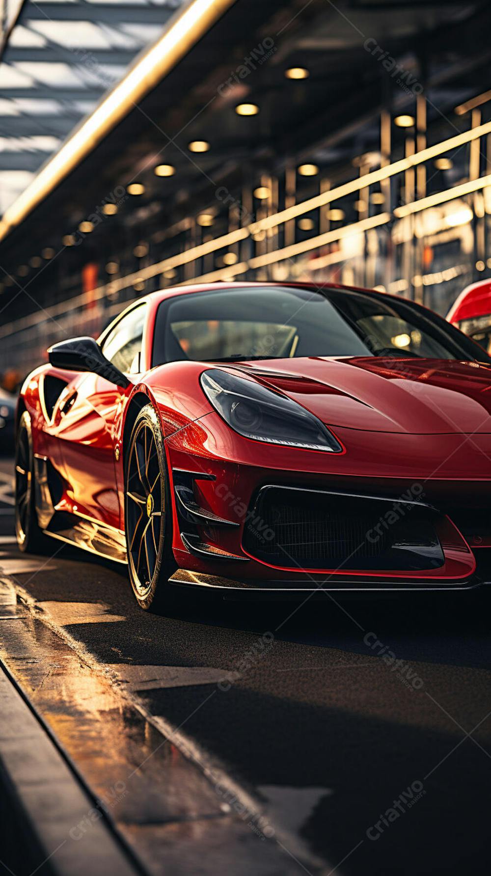 Supercarro de alto desempenho