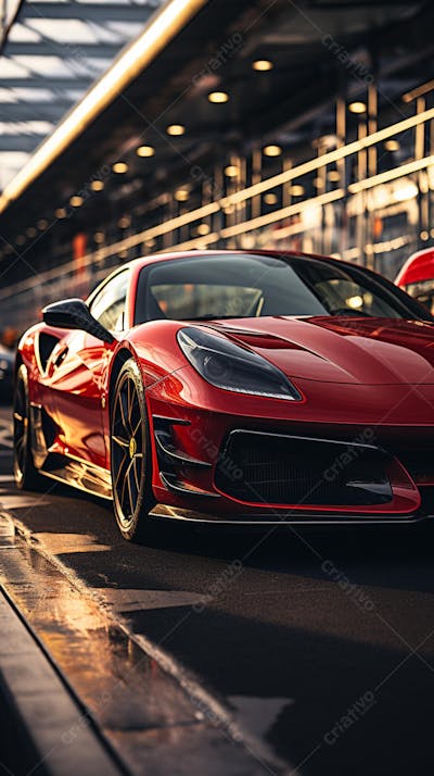 Supercarro de alto desempenho