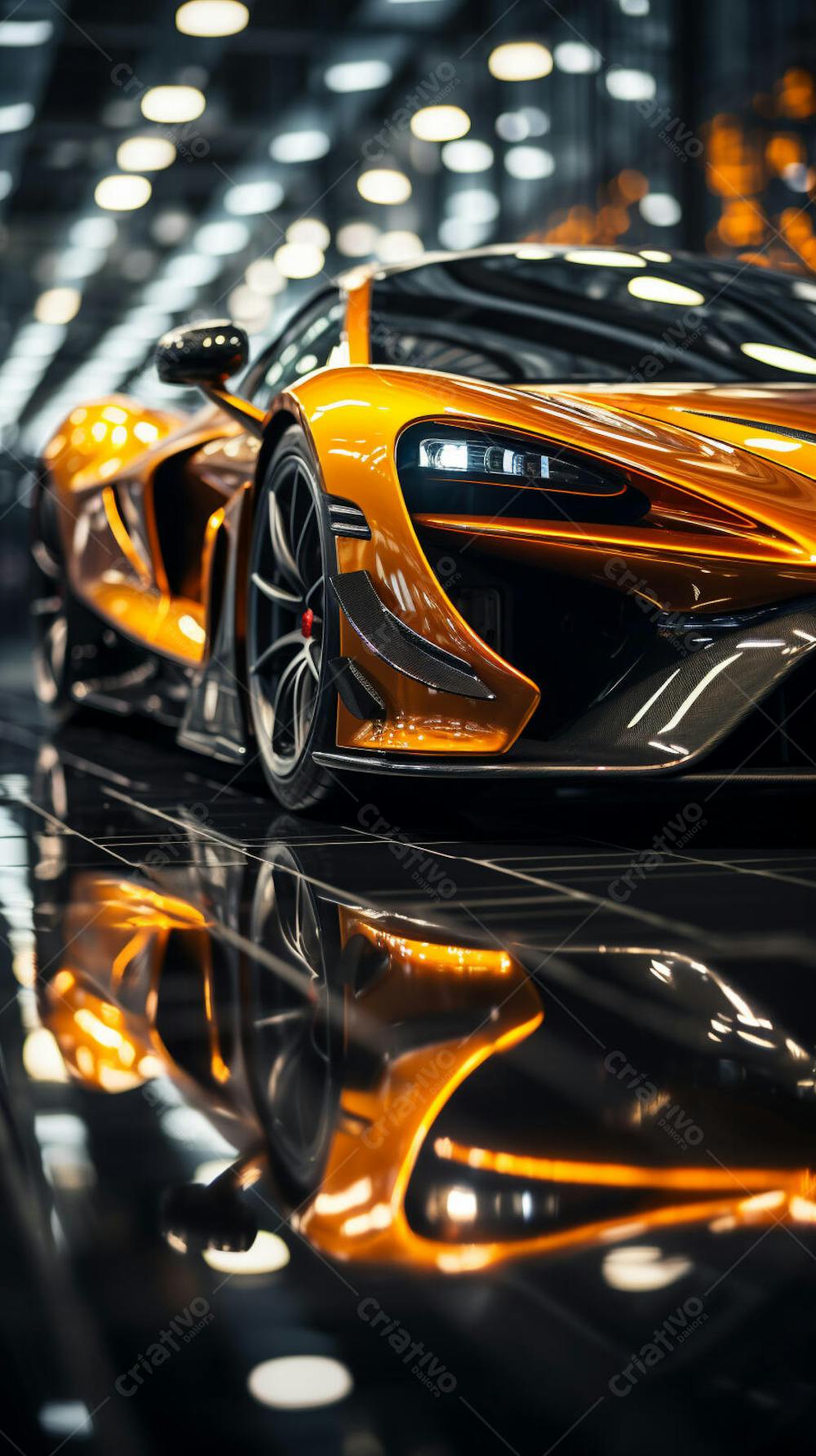 Supercarro de alto desempenho