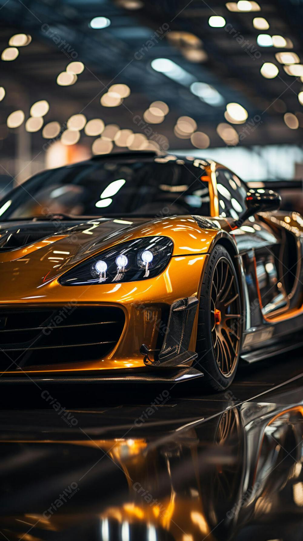 Supercarro de alto desempenho