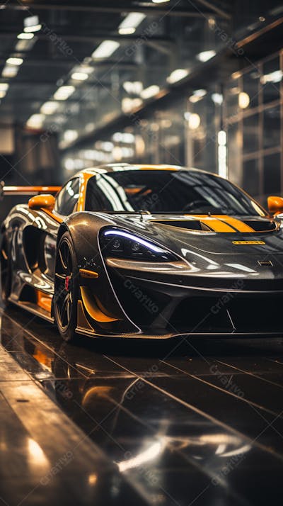 Supercarro de alto desempenho