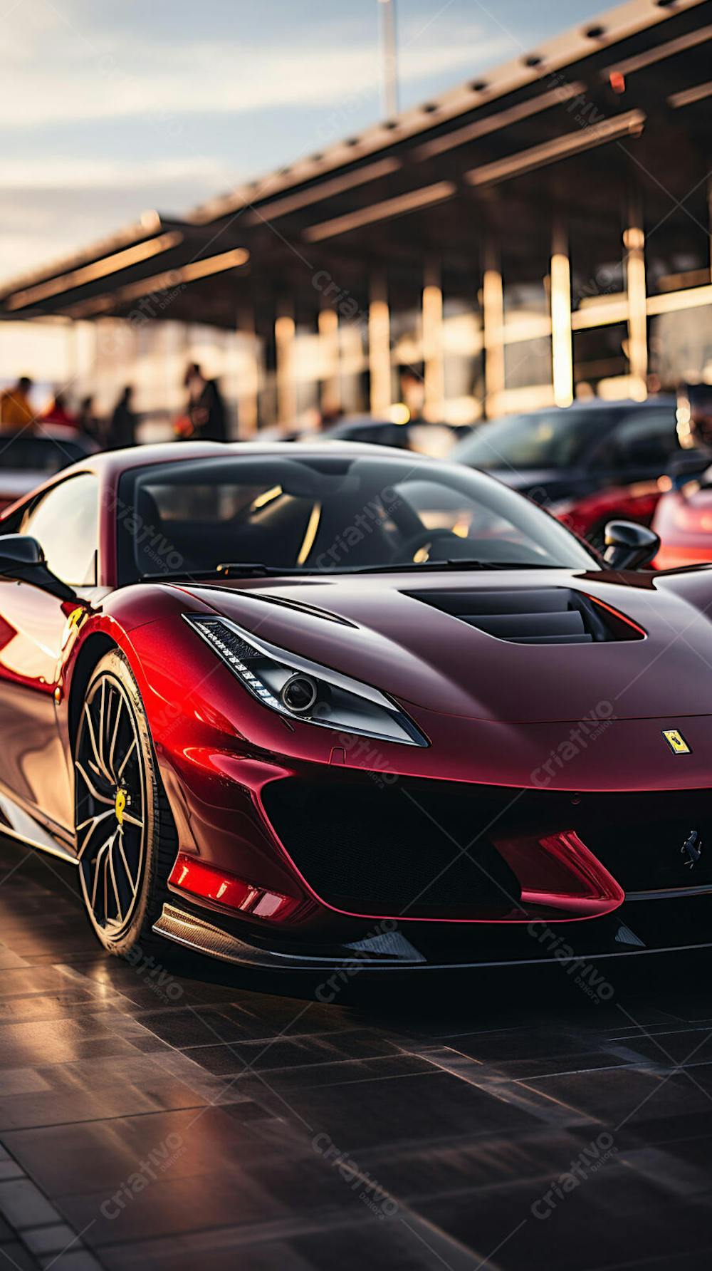 Supercarro de alto desempenho