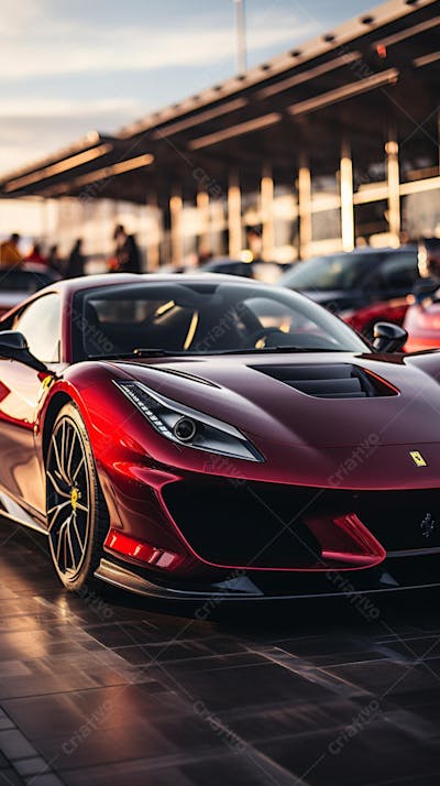 Supercarro de alto desempenho