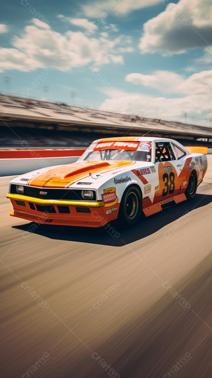Chevrolet Camaro 38 em corrida de automobilismo