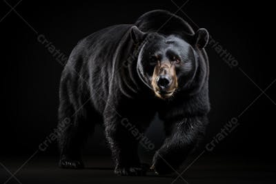 Urso imponente na natureza