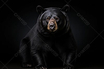 Urso imponente na natureza