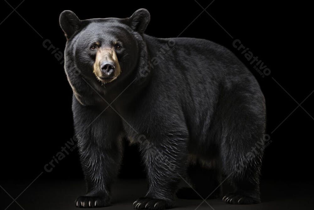Urso imponente na natureza