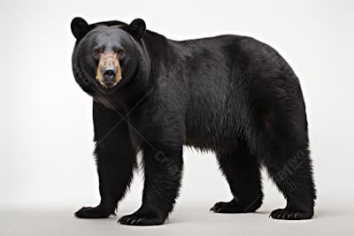 Urso imponente na natureza