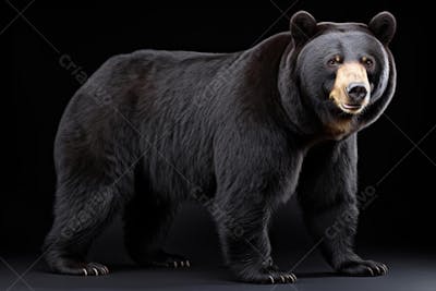 Urso imponente na natureza