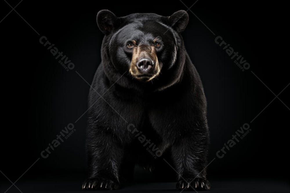 Urso imponente na natureza