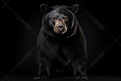 Urso imponente na natureza