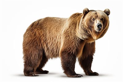 Urso imponente na natureza