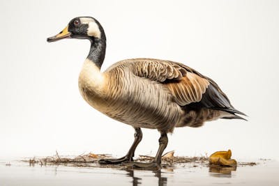 Ganso-do-Canadá em seu habitat natural