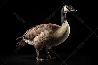 Ganso-do-Canadá em seu habitat natural