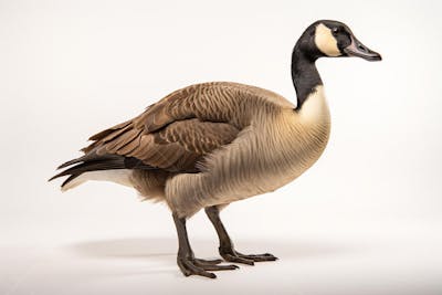 Ganso-do-Canadá em seu habitat natural