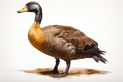 Ganso-do-Canadá em seu habitat natural