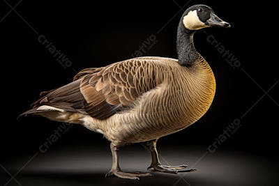 Ganso-do-Canadá em seu habitat natural