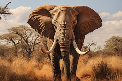 Elefante isolado sobre fundo branco