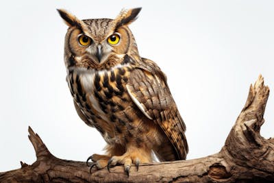 Coruja-das-torres com olhos bicolores – olhar hipnotizante e plumagem detalhada