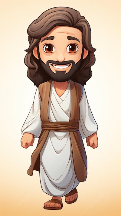 Retrato divino de Jesus com luz radiante ao fundo
