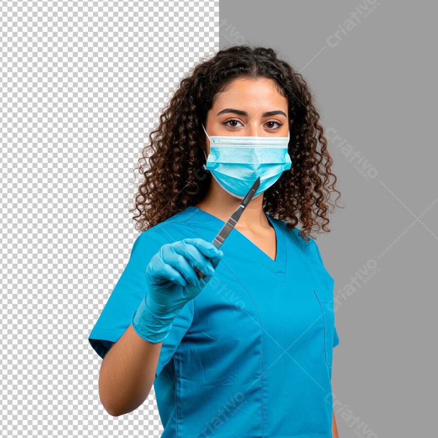 Imagem Médica PSD Editável para Profissionais de Saúde