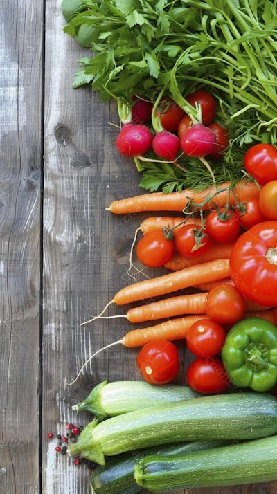 vegetais, comida saudável, culinária, ingredientes naturais, alimentação equilibrada, comida orgânica, legumes, verduras, mesa rústica, fundo de madeira, copy space, espaço para texto, cozinha caseira, gastronomia, alimentação saudável, produtos naturais, mercado de agricultores, ingredientes frescos, estilo rústico, culinária vegetariana, comida vegana, legumes coloridos, estilo de vida saudável, cozinha gourmet, receitas saudáveis, fundo culinário, cenoura, batata, pimentão, tomate, cebola, alho, milho, abóbora, salsa, ingredientes frescos, cozinha criativa
