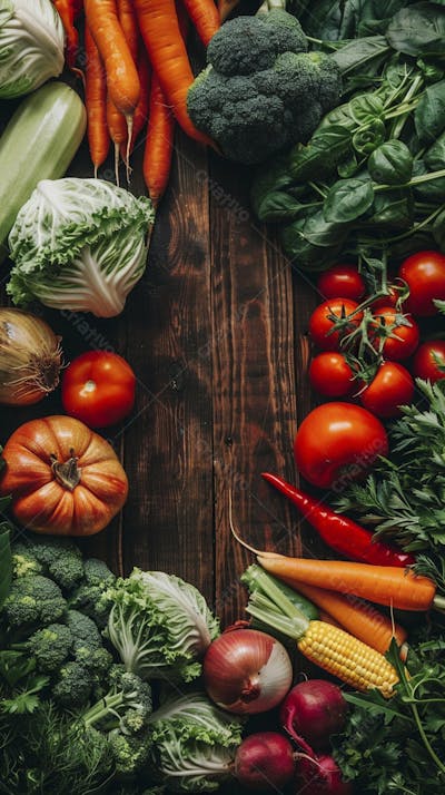 vegetais, comida saudável, culinária, ingredientes naturais, alimentação equilibrada, comida orgânica, legumes, verduras, mesa rústica, fundo de madeira, copy space, espaço para texto, cozinha caseira, gastronomia, alimentação saudável, produtos naturais, mercado de agricultores, ingredientes frescos, estilo rústico, culinária vegetariana, comida vegana, legumes coloridos, estilo de vida saudável, cozinha gourmet, receitas saudáveis, fundo culinário, cenoura, batata, pimentão, tomate, cebola, alho, milho, abóbora, salsa, ingredientes frescos, cozinha criativa