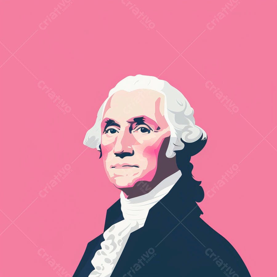 Retrato estilizado de George Washington