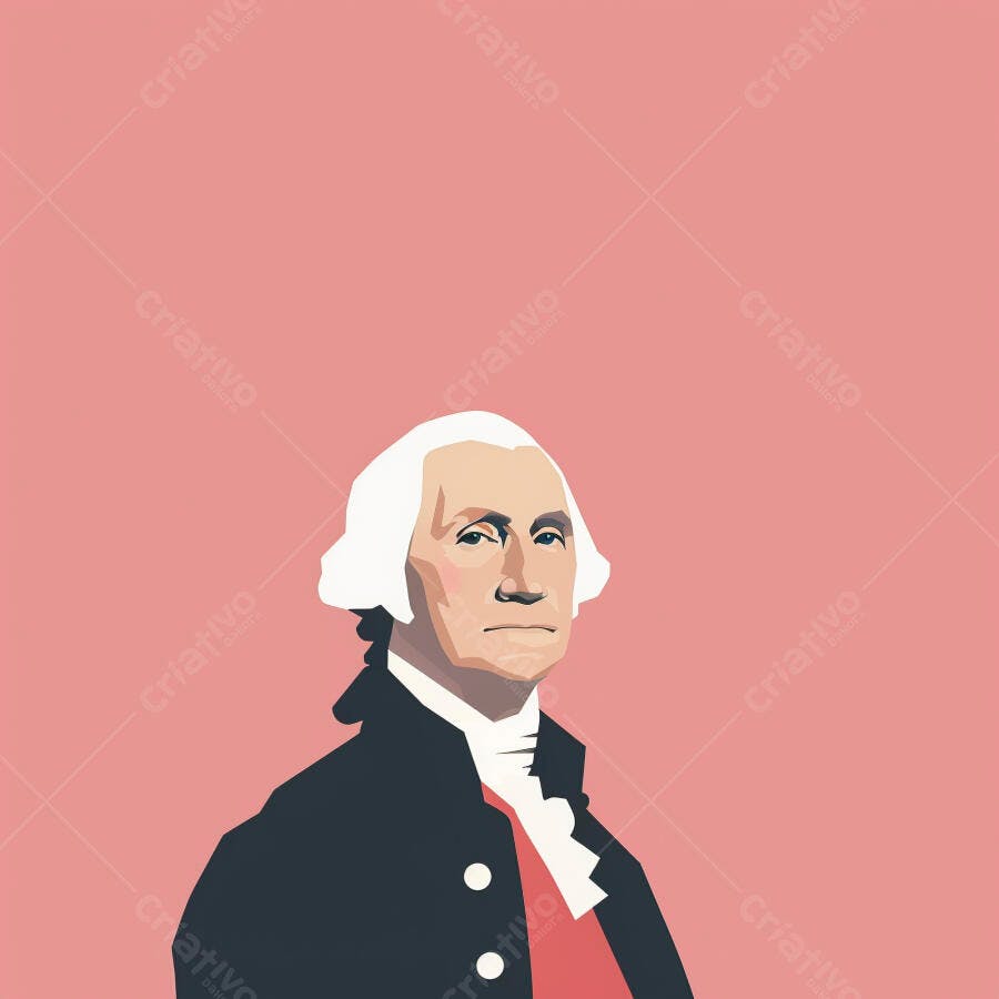 Retrato estilizado de George Washington