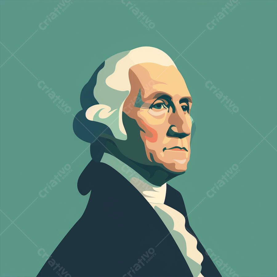 Retrato estilizado de George Washington