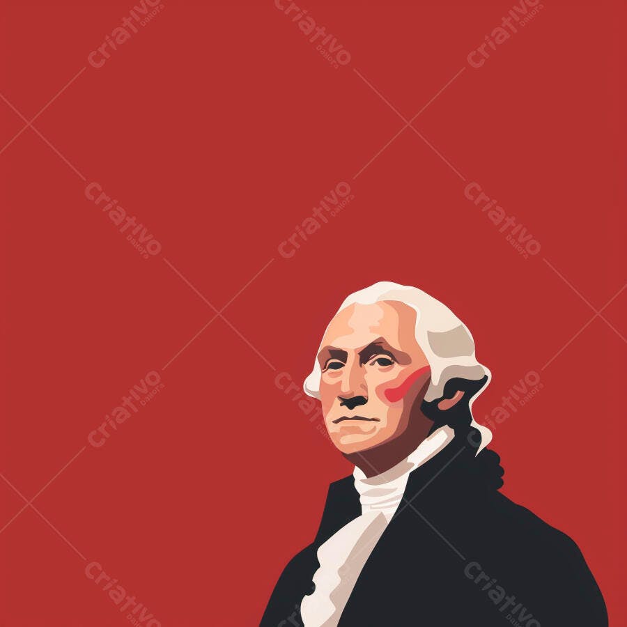 Retrato estilizado de George Washington