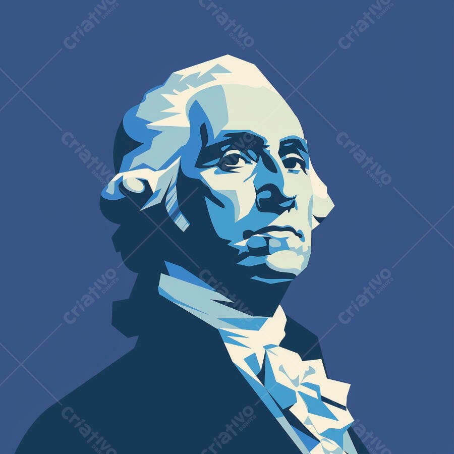 Retrato estilizado de George Washington