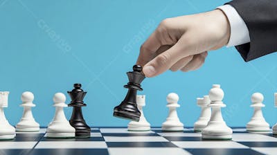 Movimento estratégico no jogo de xadrez