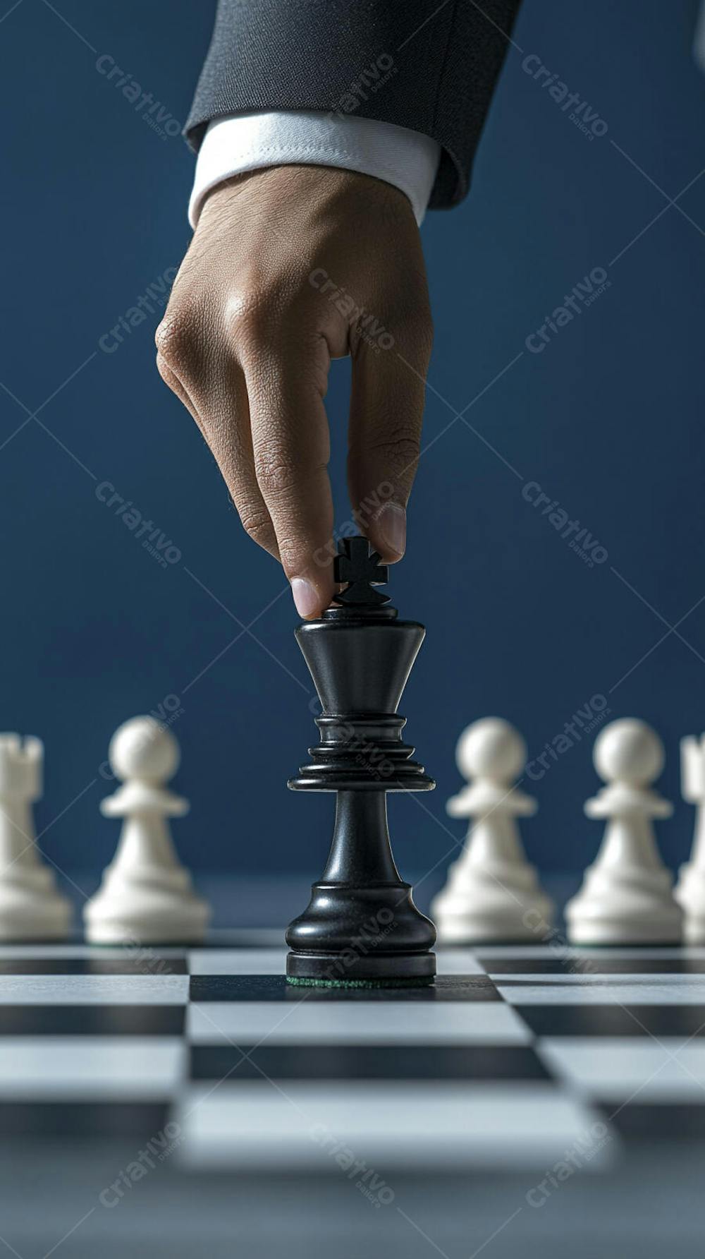 Movimento estratégico no jogo de xadrez