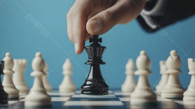 Movimento estratégico no jogo de xadrez