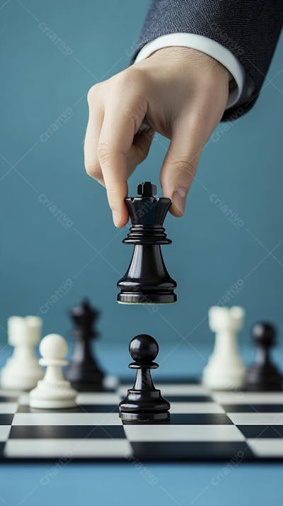 Movimento estratégico no jogo de xadrez