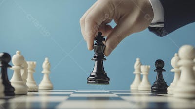 Movimento estratégico no jogo de xadrez