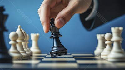 Movimento estratégico no jogo de xadrez