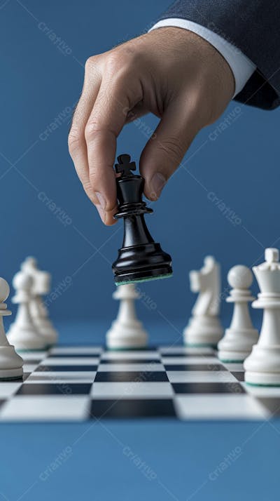 Movimento estratégico no jogo de xadrez