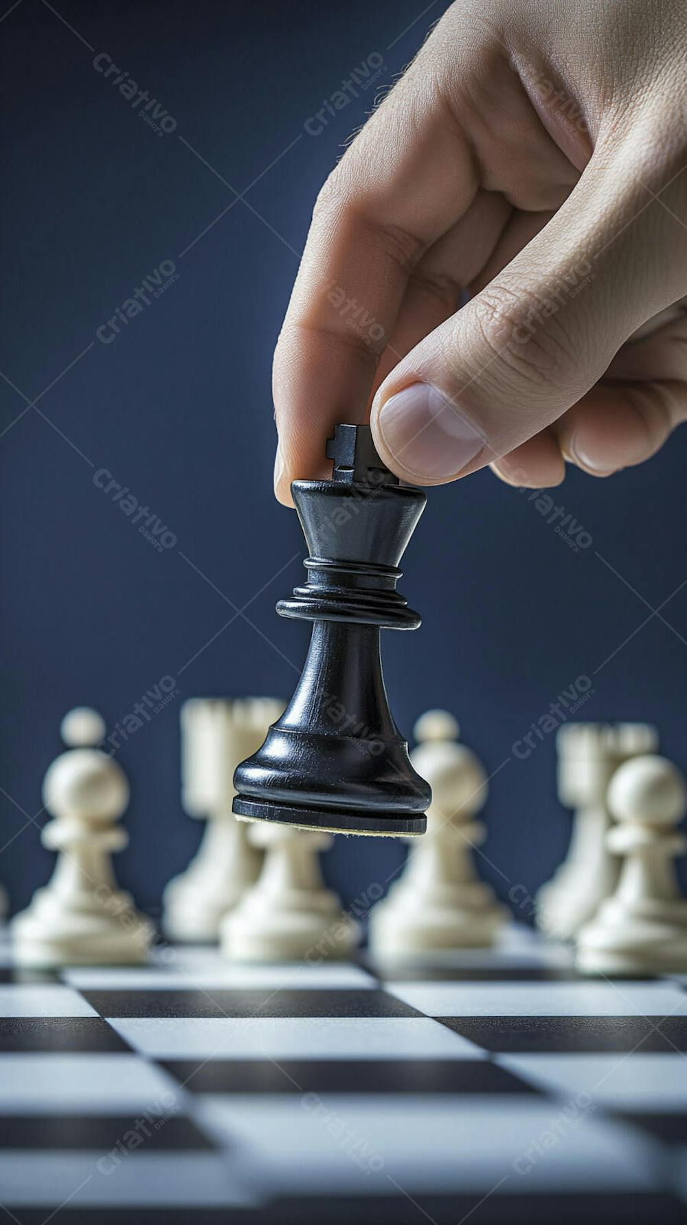 Movimento estratégico no jogo de xadrez