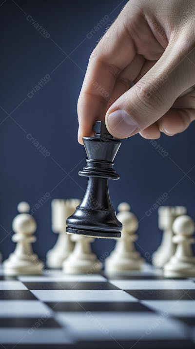 Movimento estratégico no jogo de xadrez