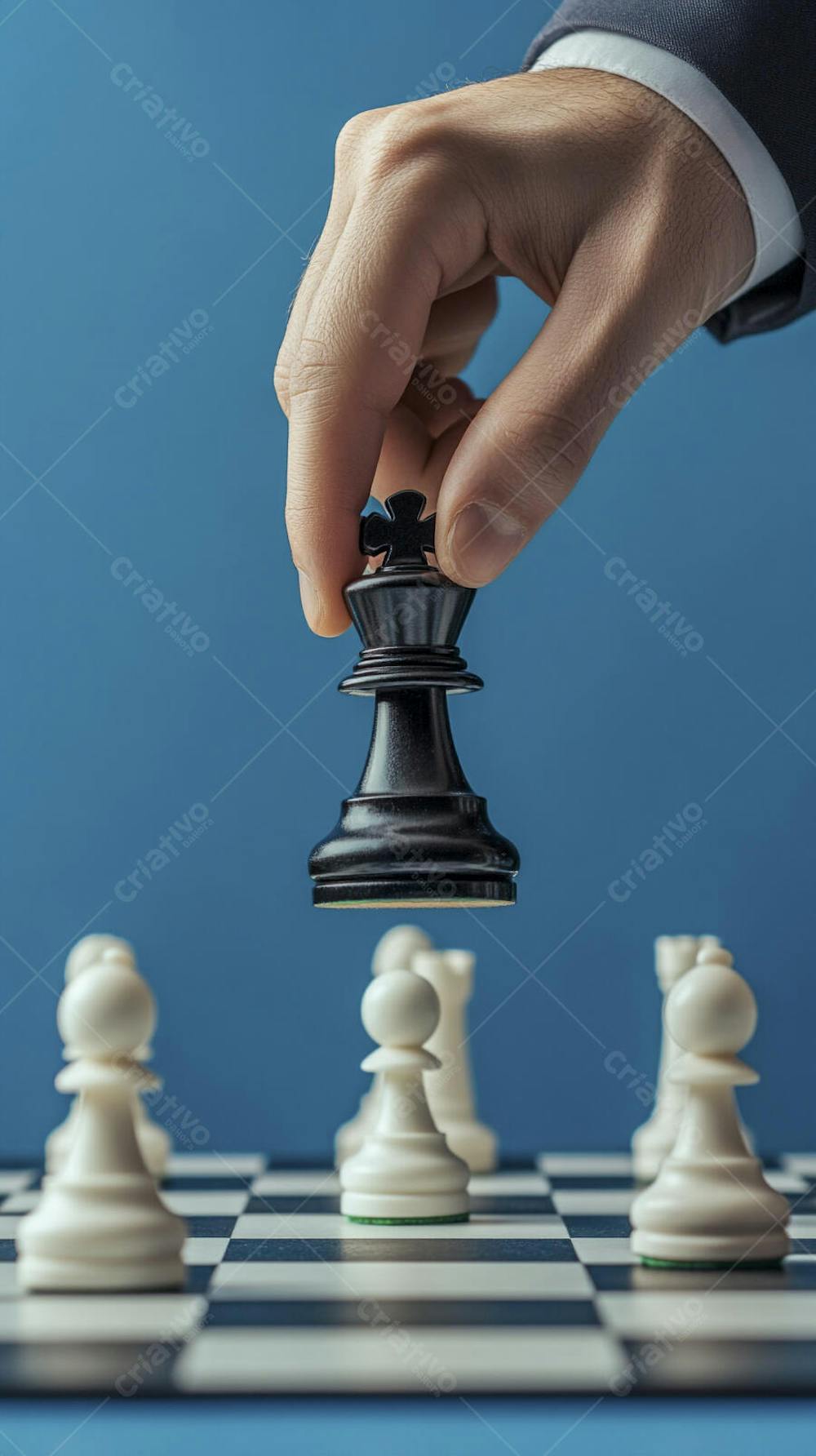 Movimento estratégico no jogo de xadrez